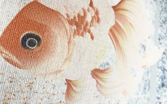 Крупный план фактуры холста для фотообоев