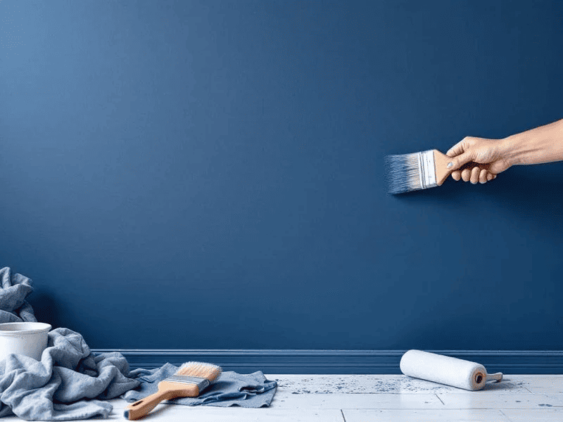 Идеальная стена с бесшовными обоями