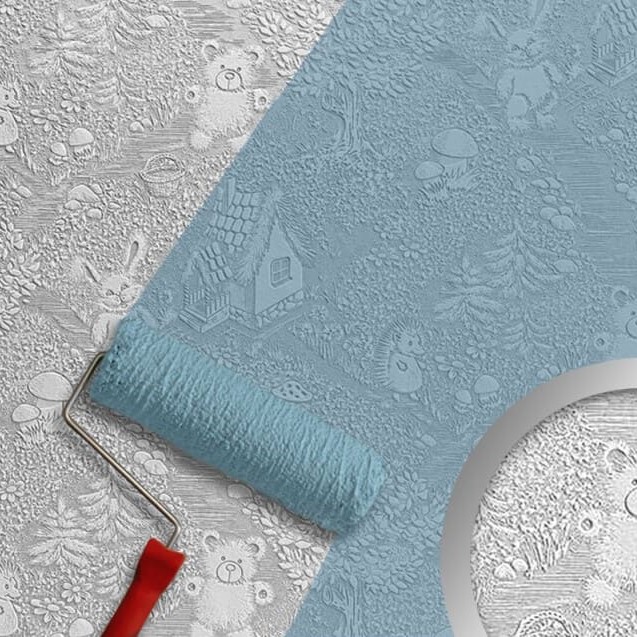 Флизелиновые обои под покраску