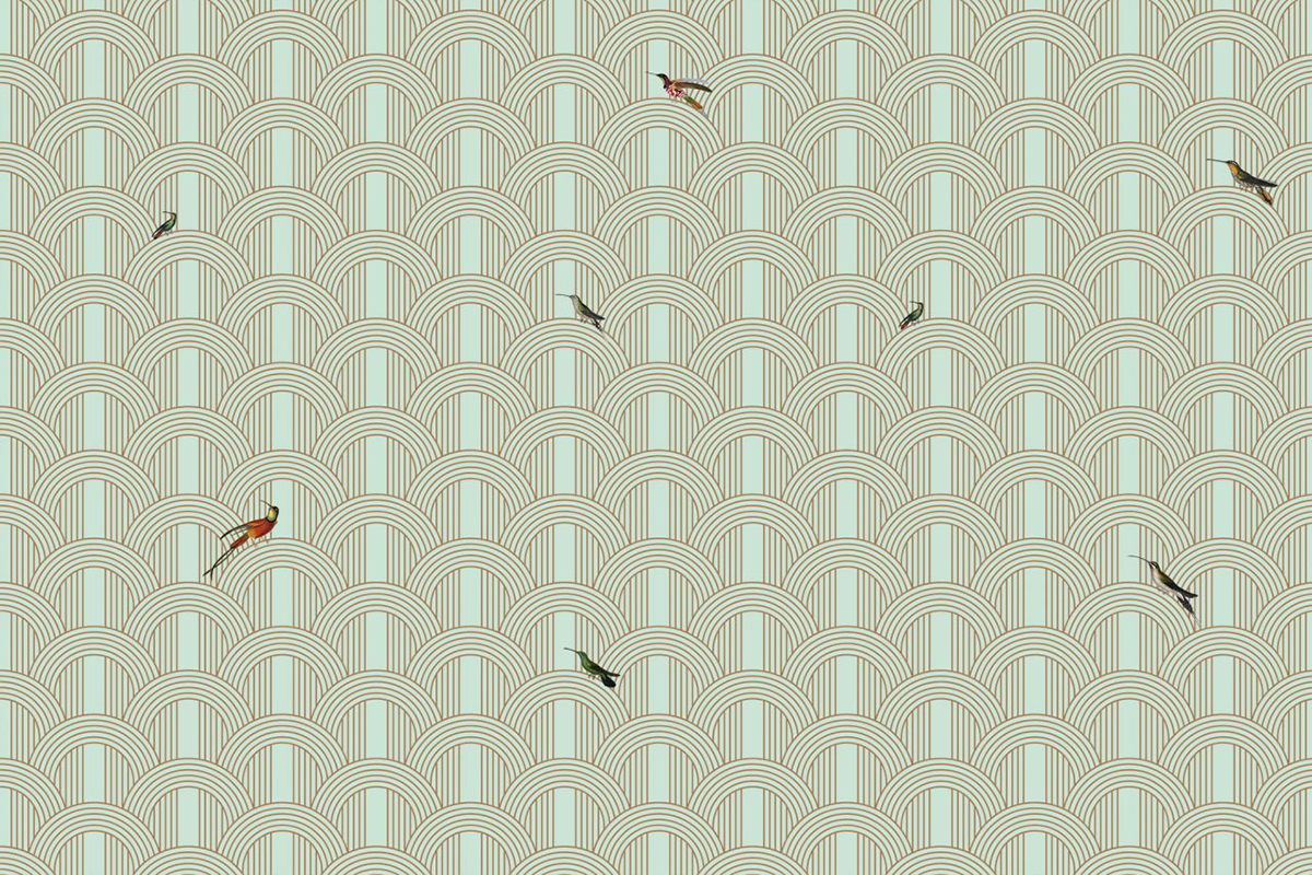 Печать обоев: ARTDECO BIRD 2