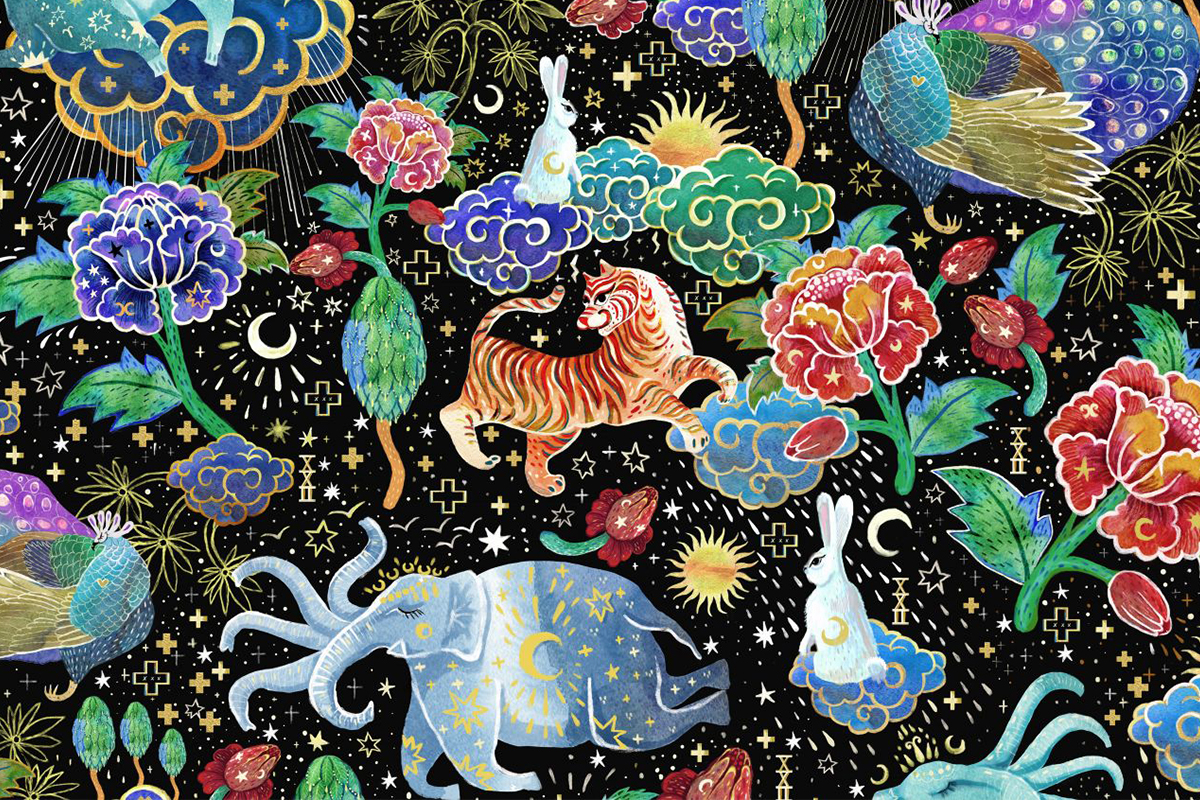 Печать обоев: СЛОН БУДДЫ