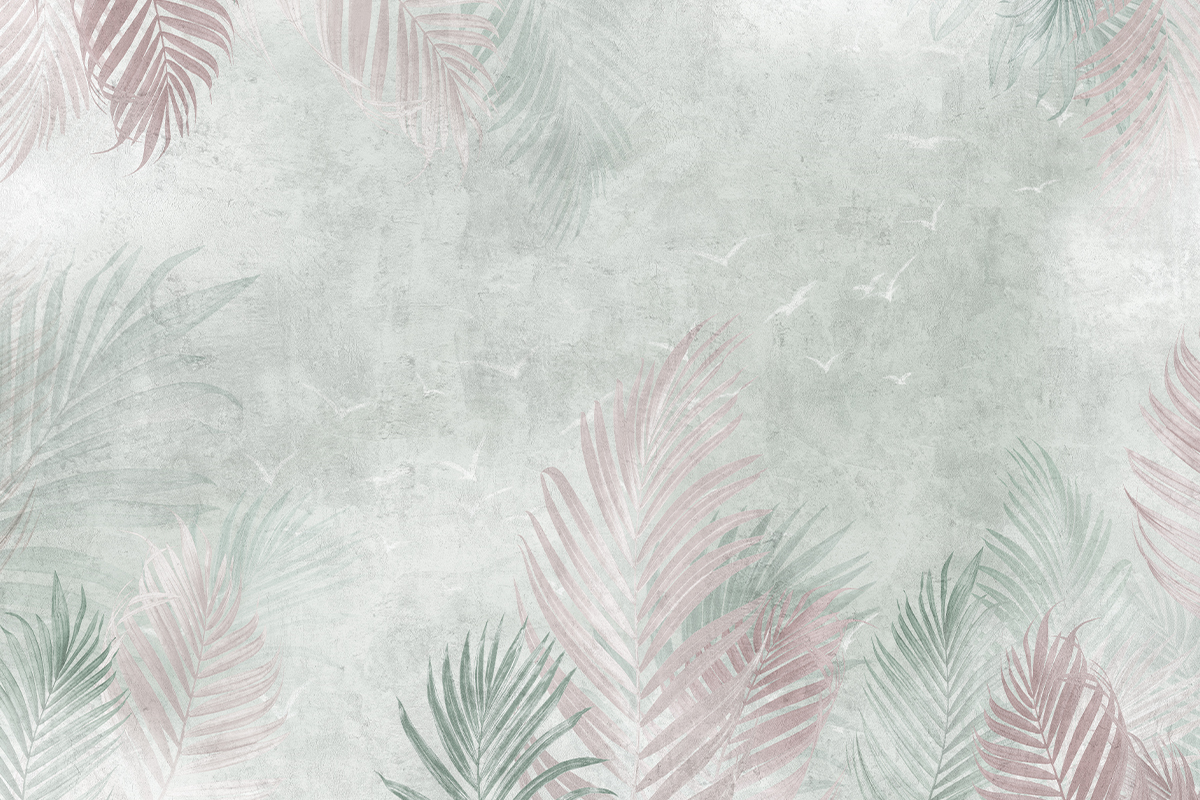 Печать обоев: SOFT TROPIC GREEN