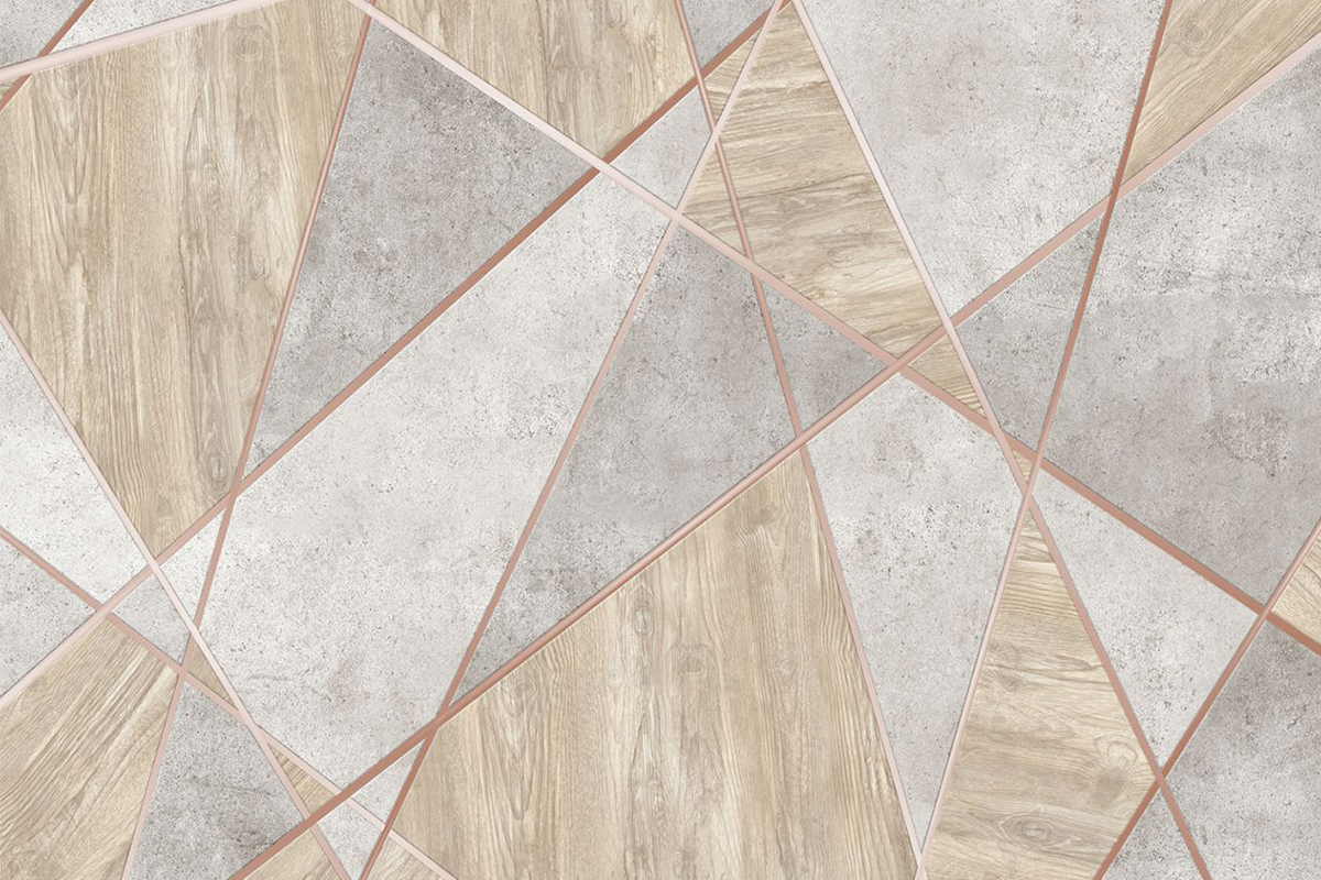 Печать обоев: Древесная геометрия 2