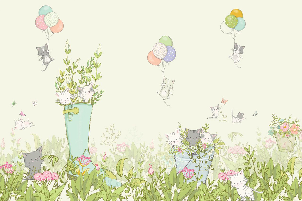 Печать обоев: Kitty b