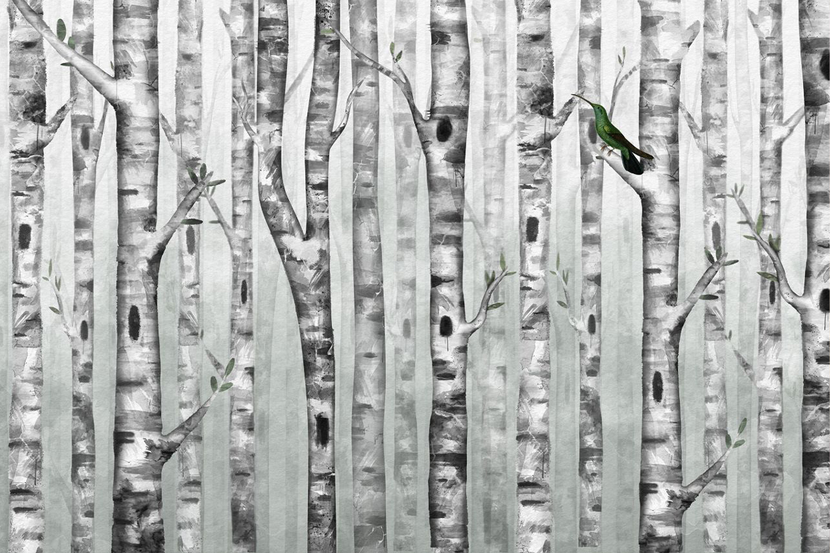 Печать обоев: Mysterious forest