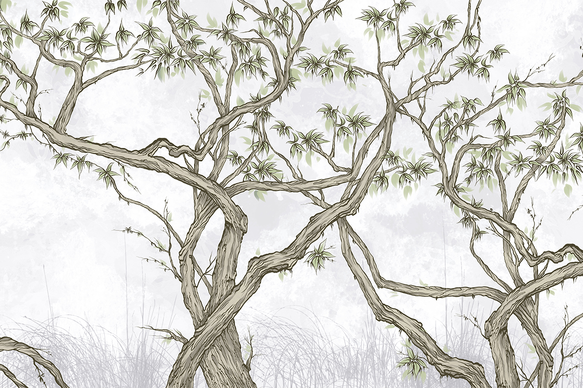 Печать обоев: Facture tree