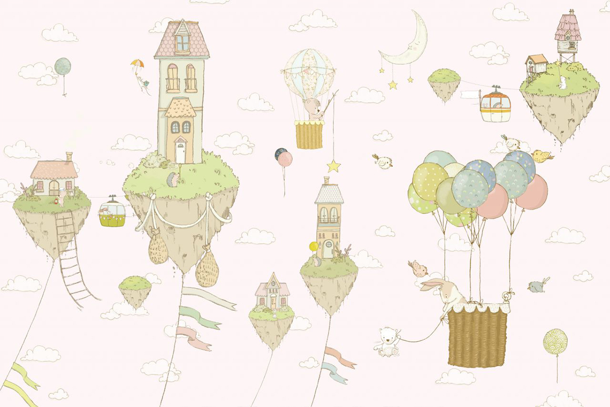 Печать обоев: Небесный город g