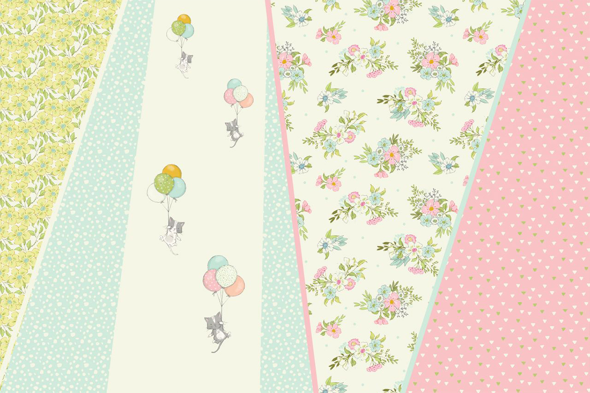 Печать обоев: Patchwork kitties