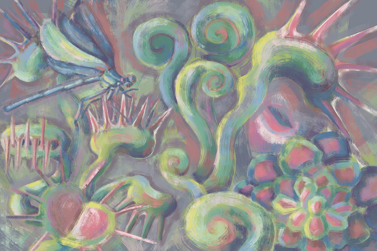 Печать обоев: VENUS GARDEN ACID