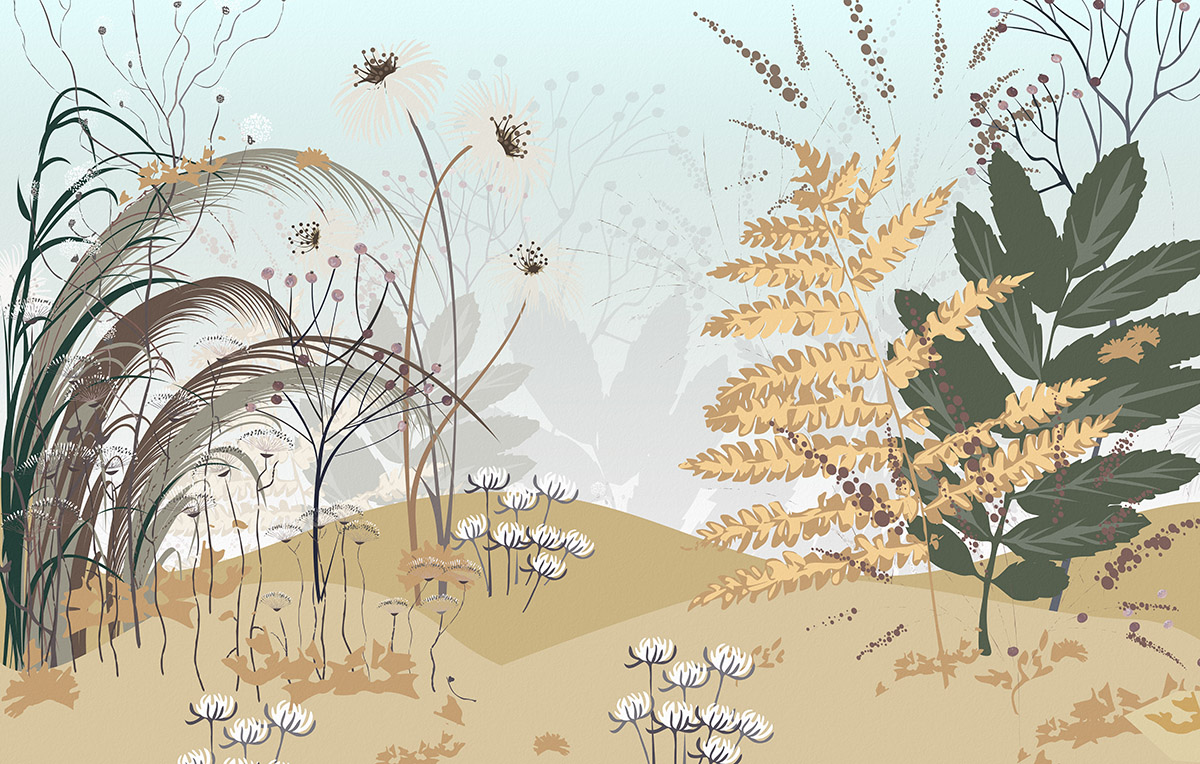 Печать обоев: GLADE