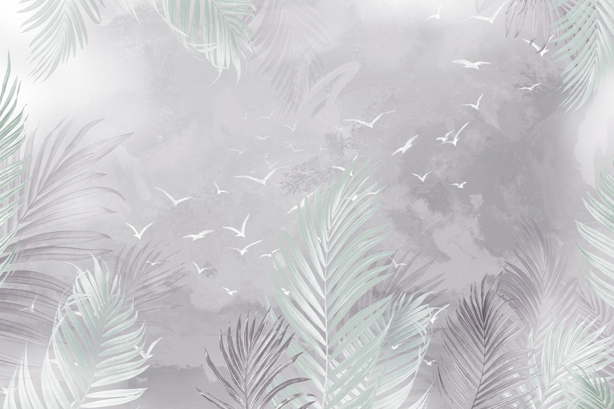 Печать обоев: SOFT TROPIC PURPLE