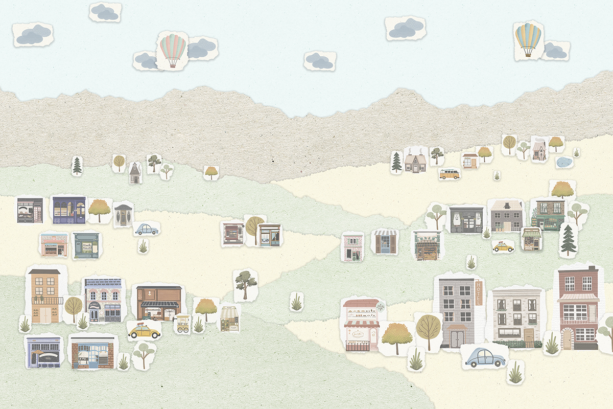 Печать обоев: PAPER TOWN