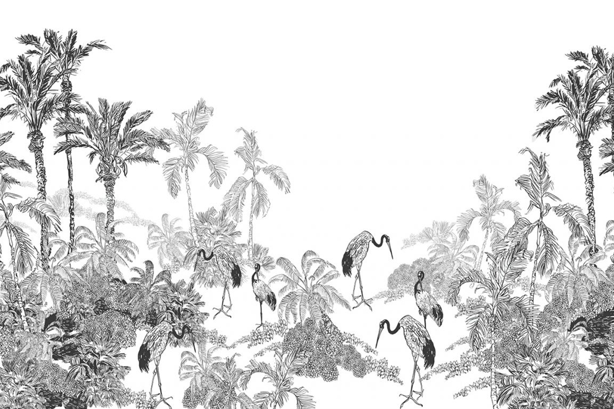 Печать обоев: Тропическая фреска 2