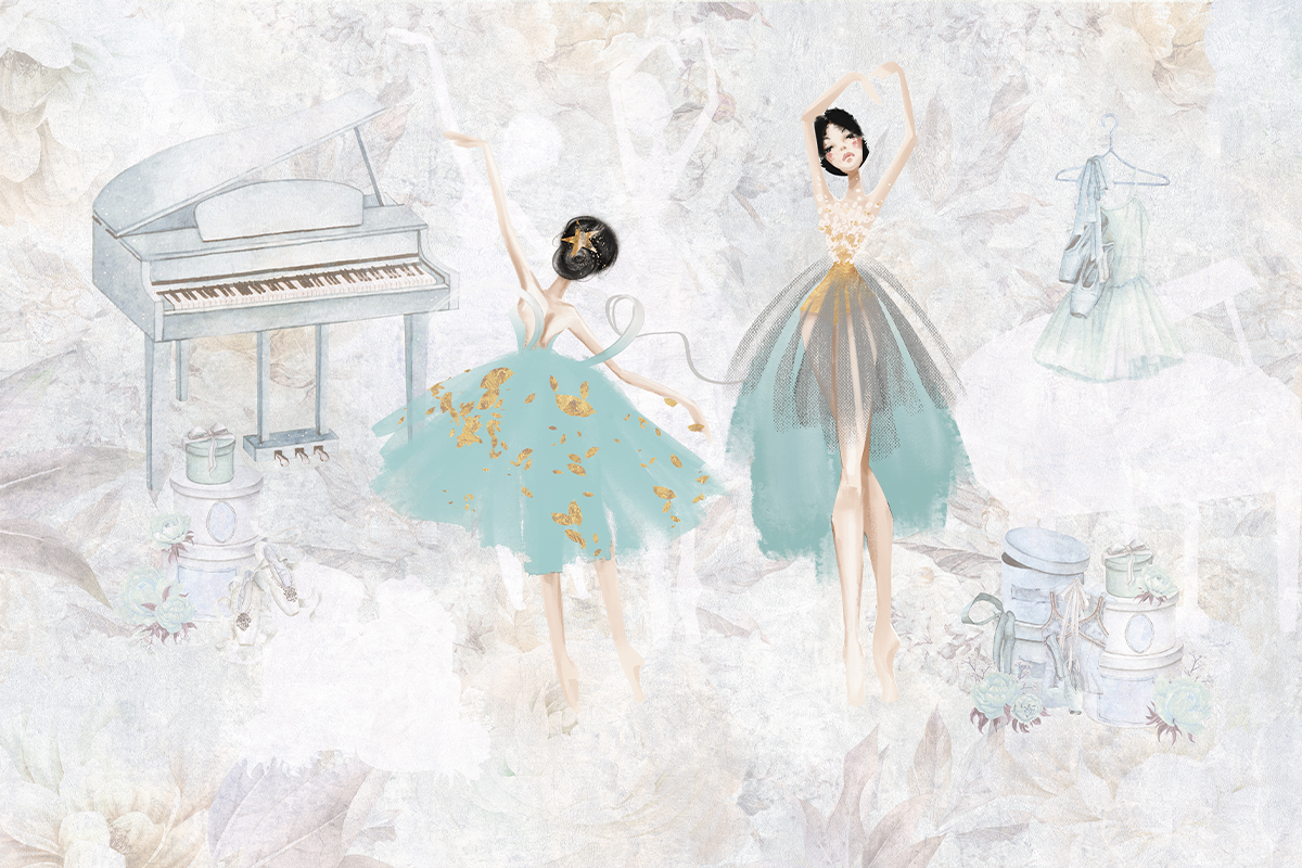 Печать обоев: BALLET 6