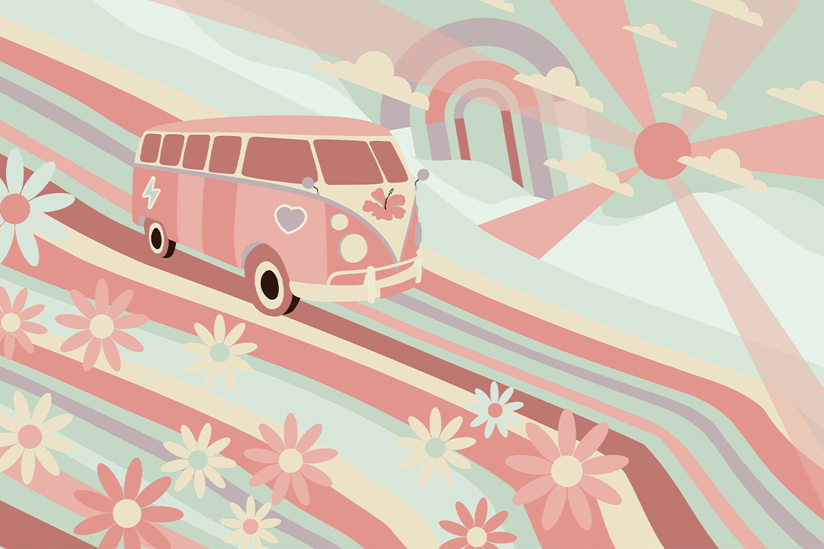 Печать обоев: FUNNY HIPPIE 3