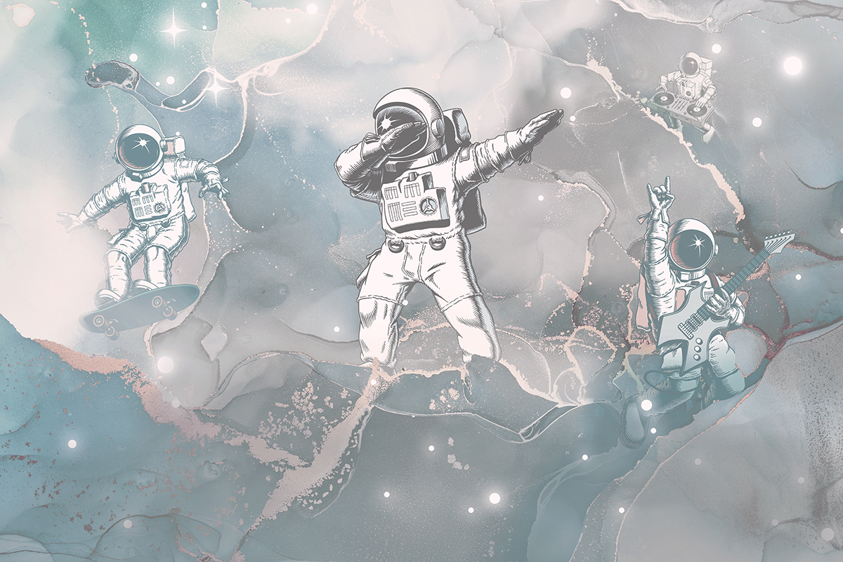 Печать обоев: Spacerock art 