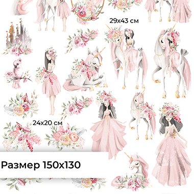 Наклейки с единорогами – фото 1