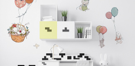 Наклейки с парящими животными 2 – образец 2