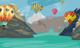 Landscape sketch T – образец 2