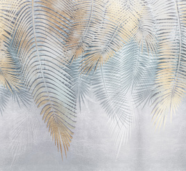 Воздушный лист голубой – образец 1