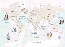 Карта морских жителей – образец 2