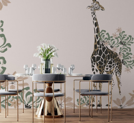 GRAPHIC GIRAFFE AND TROPICS – образец 1