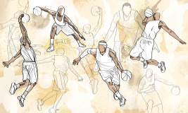 Баскетбол солнце – образец 2