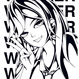 ANIME WORKER BLACK – образец 2