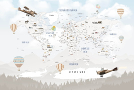 Карта с уникальными горами – образец 2