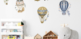 Наклейки с воздушными шарами – образец 2