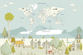 Карта с городом – образец 2