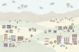 Бумажная сказка города – образец 2