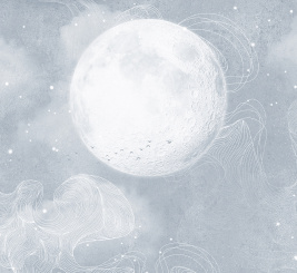 Луна серо-голубая – образец 1
