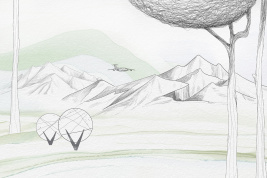 Выше облаков графика – образец 2