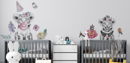 Наклейки с львятами – образец 2