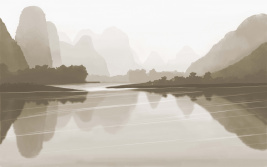 Горы сепия – образец 2