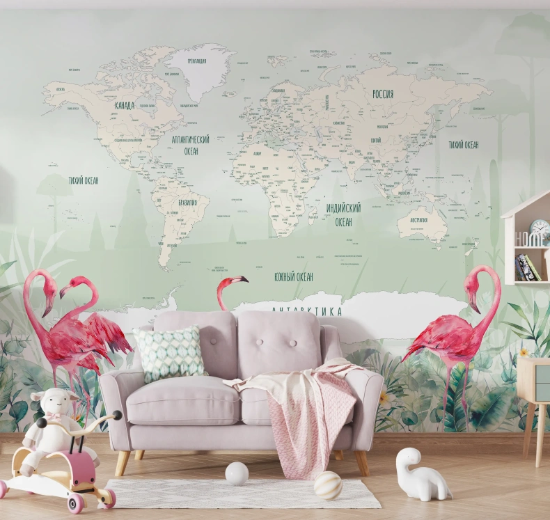 Flamingo map green – фото 2