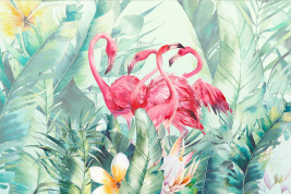 Фламинго зеленый – образец 2