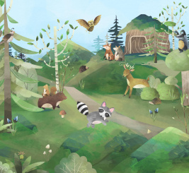 Карта мира: Животные k3 – образец 1