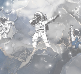 Spacerock art B – образец 1