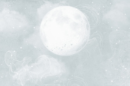 Луна серо-бирюзовая – образец 2