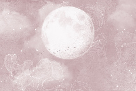 Луна розовая – образец 2