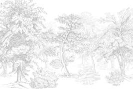 MONO GRAPHIC TREED GREY – образец 2