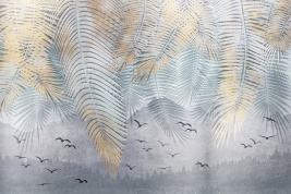 LEAF PASTEL BLUE MOUNTBIRD – образец 2