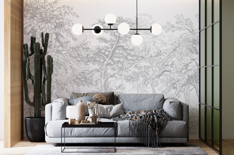 MONO GRAPHIC TREED GREY – фото 3