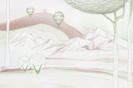 Выше облаков графика зеленая – образец 2