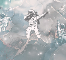 Spacerock art  – образец 1