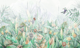 Зеленый орнамент  – образец 2