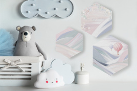 Cotton candy sky CANVAS – образец 2