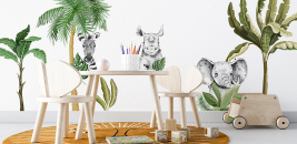 Наклейки с африканскими животными – образец 2